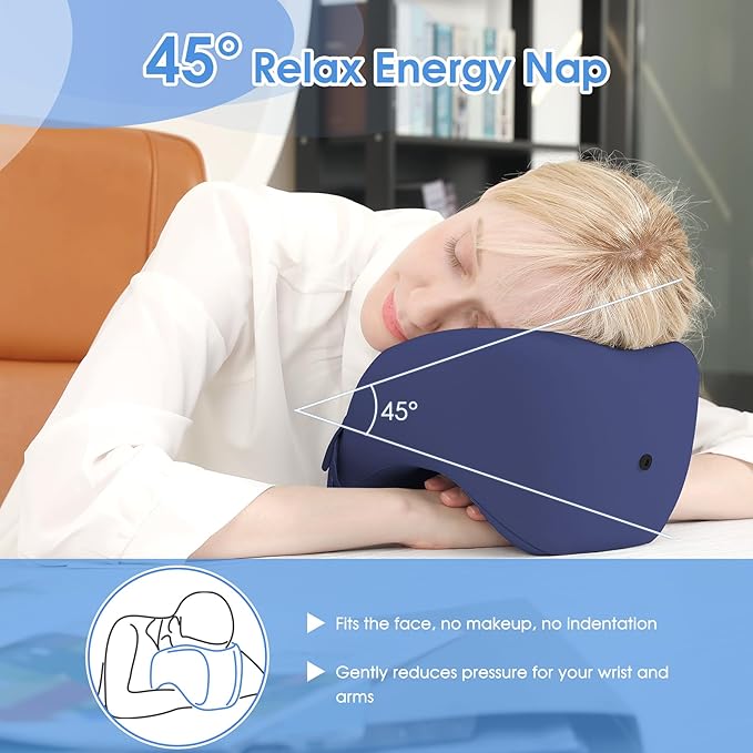 jiaao Travel Neck Pillow, Memory Foam Travel Pillow, Includes 3D Eye Masks, Earplugs, and Storage Bag, U-Shaped Napping Pillow for Airplanes, Cars, Trains, Home