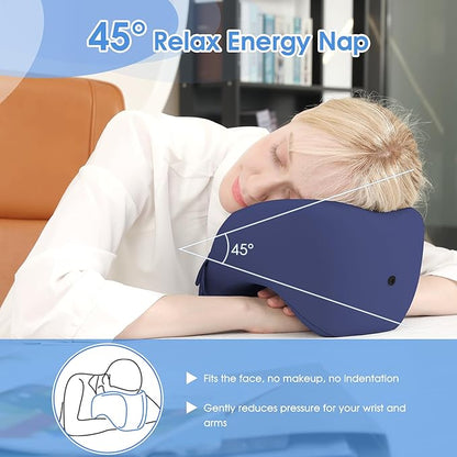 jiaao Travel Neck Pillow, Memory Foam Travel Pillow, Includes 3D Eye Masks, Earplugs, and Storage Bag, U-Shaped Napping Pillow for Airplanes, Cars, Trains, Home