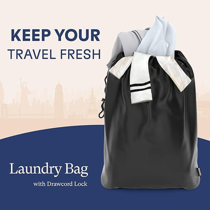 Shacke Premium 5 Packing Cubes Set - Lightweight Mesh Travel Luggage Organizers with Laundry Bag, 5-Piece Suitcase Storage System (Precious Pink)