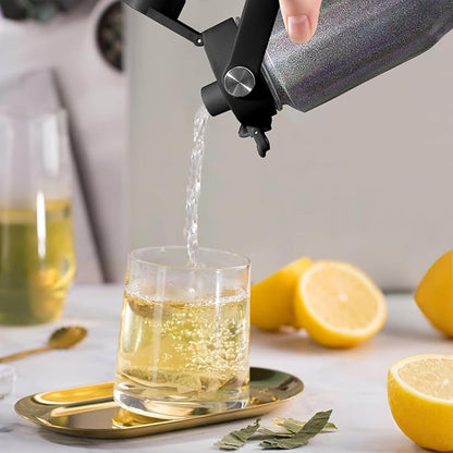 SENDESTAR 32oz Stainless Steel Water Bottle(Cold for 48 Hrs, Hot for 24 Hrs),Double Wall Vacuum Insulated Bottle with Straw Lid, Spout Lid and Flex Cap, Fit in Any Car Cup Holder,Laser Grey