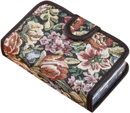 Easy Comforts 14 Day Pill Holder, Travel Case Medication Reminder Pill Box with Detachable Compartments, Tapestry