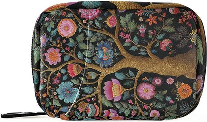 Pill Organizer Box Case Weekly Travel Pill Container Holder 7Day Cute Vitamin Organizer Dispenser Sorter Planner Storage Small Compact Tree of Life02