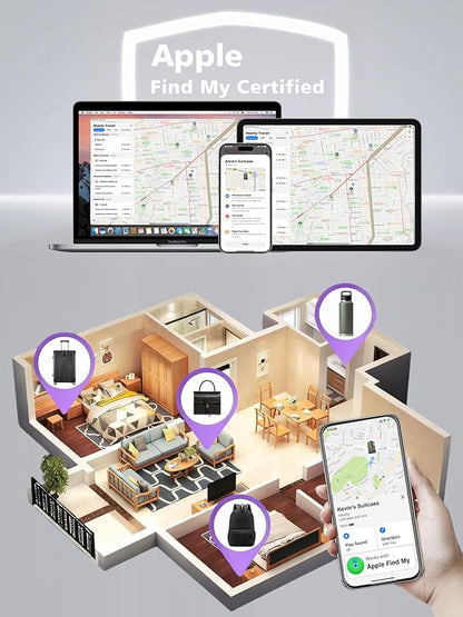 Luggage Tags Built-in Anti-Loss Tracker, Luxury Leather Luggage Tags for Suitcase, Travel Bags, Backpacks, Travel Organizer for Lost Baggage Prevention (Sunflower)