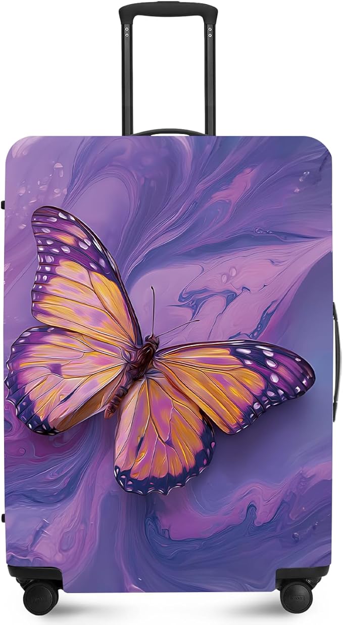 ANNA QUEEN Travel Luggage Cover Suitcase Protector Suitcase Cover Anti-Scratch,Stretchable Bag Cover Washable Durable Polyester