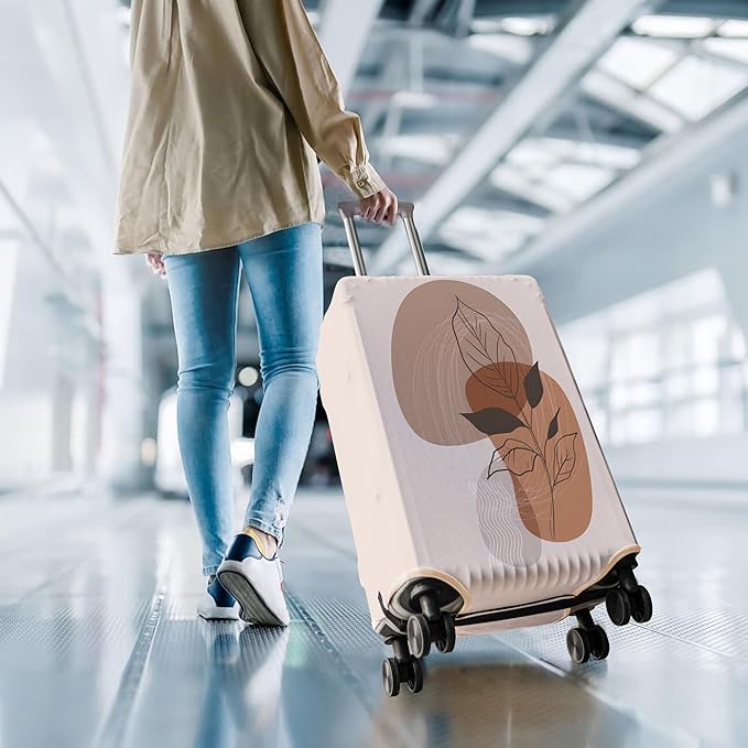 Travel Luggage Cover Suitcase Protector Fits 18-32 Inch Wheel Covers PatternedTravel Related Items Flower Luggage Protector Elastic XL