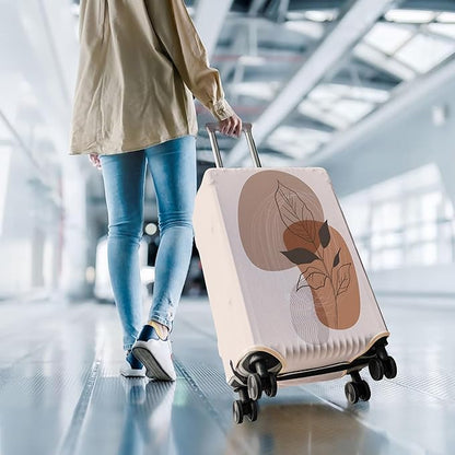 Travel Luggage Cover Suitcase Protector Fits 18-32 Inch Wheel Covers PatternedTravel Related Items Flower Luggage Protector Elastic XL