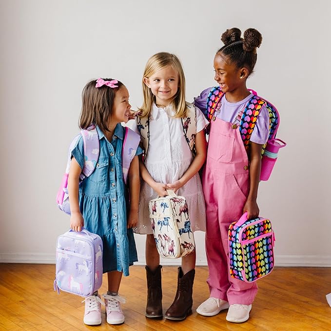 Wildkin ECO rPET Kids Backpack – Recycled, Padded, Adjustable for School & Travel – Horse Dreams