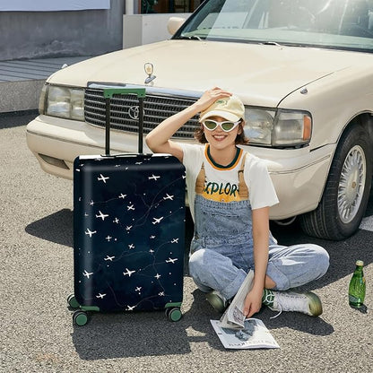 ANNA QUEEN Travel Luggage Cover Suitcase Protector Suitcase Cover Anti-Scratch,Stretchable Bag Cover Washable Durable Polyester