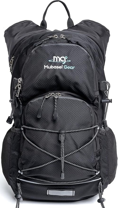 Insulated Hydration Backpack Pack with 2L Water Bladder Lightweight 22L Hiking Backpack Bag for Women Men Daypack for Hiking Running Festival Camping Biking