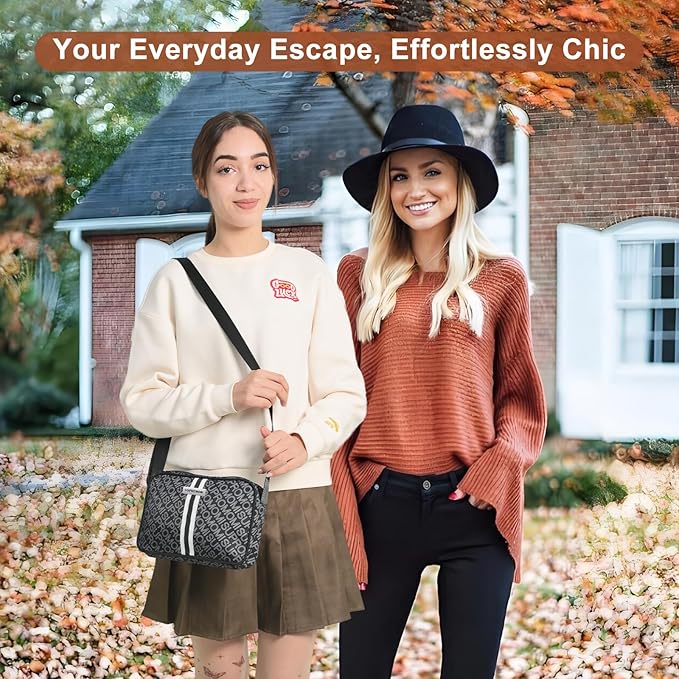 Large Travel Duffel and Small Shoulder Bag, Sports Tote Gym Yoga Airplane Carry-on Bag,Shoe with Clear Cosmeticp Bag,Outdoor Camping Overnight for Men and Women, Black