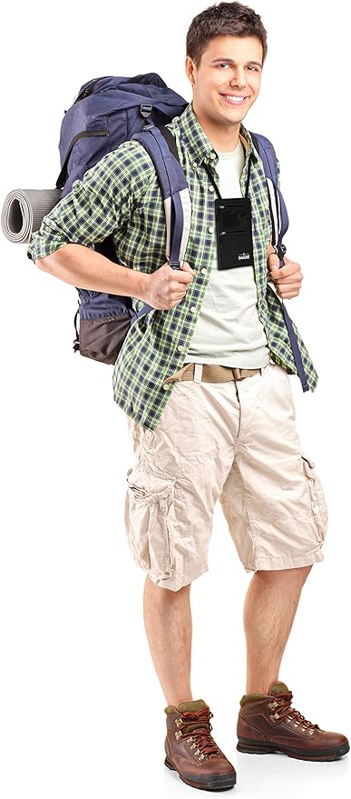 Shacke Hidden Travel Belt Wallet w/RFID Blocker