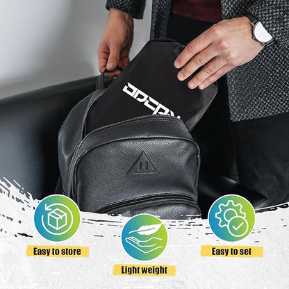 2-Pack Foot Hammock for Plane Travel, No Collapse Thickened Bamboo Airplane Foot Rest with Extended Adjustment Strap, Portable Desk Foot Hammock to Relax Your Feet, Foot Sling Travel Essentials(Grey)