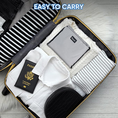 BALEINE 120L Laundry Bag Backpack, 900D Oxford Fabric Large Travel Laundry Bags with Shoulder Straps and 2 Mesh Pockets for College Dorm, Apartment, Laundromat (Gray, 120L)