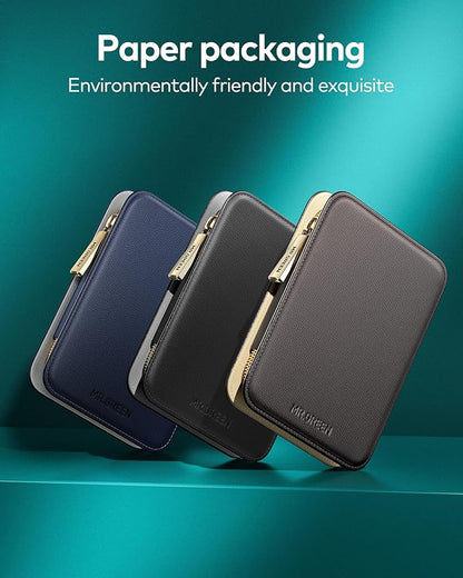 MR.GREEN 8-in-1 Manicure & Pedicure Set – Professional German Stainless Steel Nail Clippers Grooming Kit with Splash-Proof Nail Clipper & Leather Travel Case (Chestnut Brown)