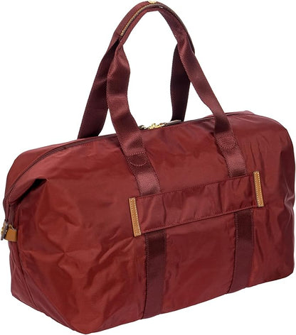 Bric's X-Collection Recycled fabric holdall medio 2in1 foldable - Bordeaux