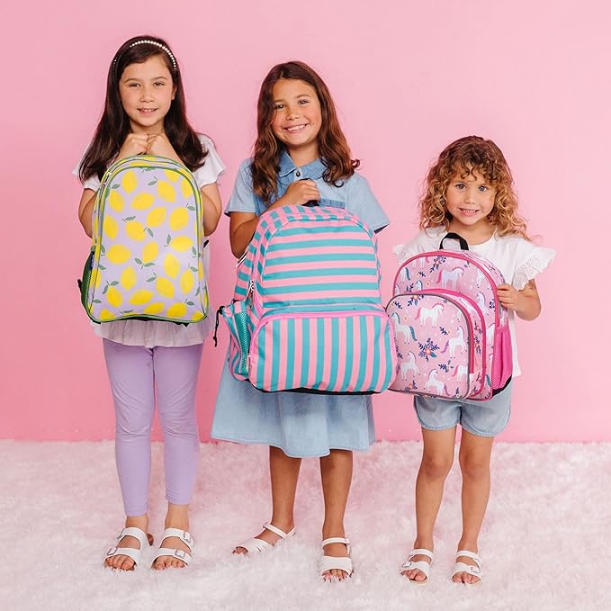 Wildkin 12-inch Kids Backpack – Padded, Adjustable, Ideal for Daycare & Travel - Magical Unicorns