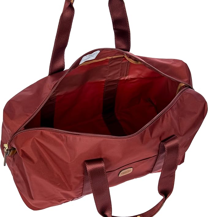 Bric's X-Collection Recycled fabric holdall medio 2in1 foldable - Bordeaux
