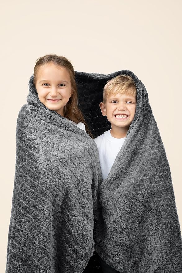 EverSnug Premium Travel Blanket Pillow - Soft 2 in 1 Airplane Blanket with Soft Bag Pillowcase, Hand Luggage Sleeve and Backpack Clip (Grey)