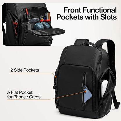 Trunab Travel backpack Compatible with Starlink Mini with Adjustable Padded, Portable Storage Bag with 15.6” Laptop Compartment and Accessories