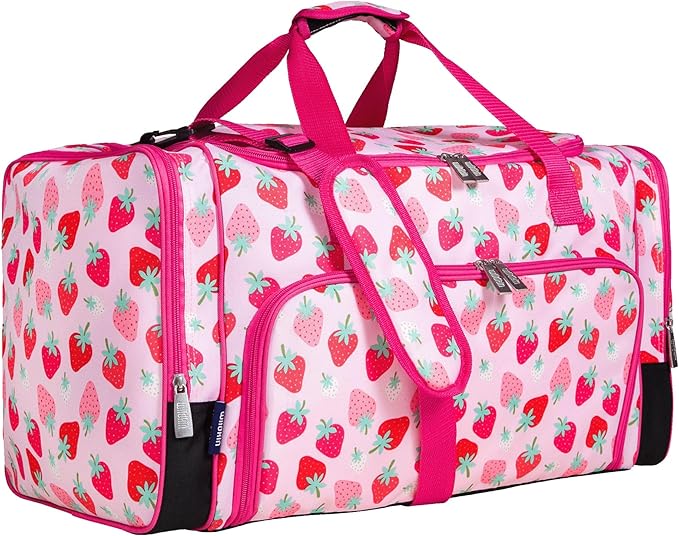 Wildkin Kids Weekender Duffel Bag – Carry-On Size for School, Travel, & Sleepovers