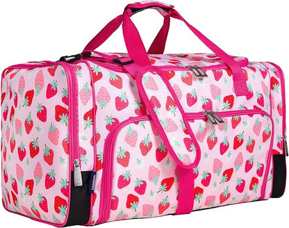 Wildkin Kids Weekender Duffel Bag – Carry-On Size for School, Travel, & Sleepovers