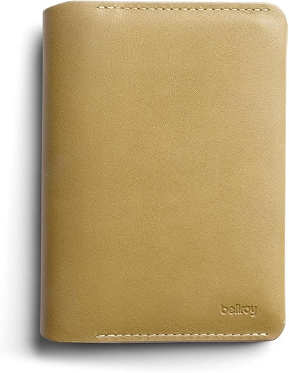 Bellroy Passport Cover (slimline travel wallet/pouch with card slots and space for cash plus travel documents) - Mustard