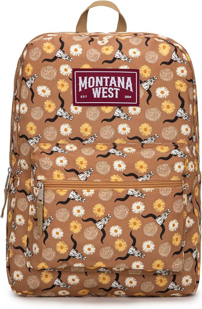 Montana West Backpack for Women Men 2 PCS Lightweight College Bookbags Casual Daypack Backpacks for Commute & Travel