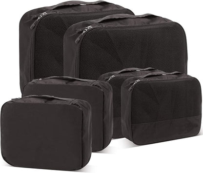 DoubleTrip Packing Cubes for Suitcases Carry on Luggage Organizer 6 Set Travel Accessories Lightweight Storage Bag Space Saver Clothes Pouch Large