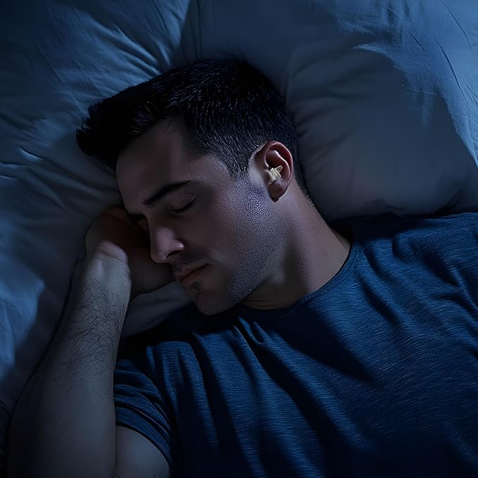 Eargasm All-Nighters Earplugs Standard - Noise Reducing Night-Time Ear-Plugs for Sleeping, Studying, Blocking Snoring - Perfect for Reducing Noise While Sleeping, Enhancing Focus While Studying & More