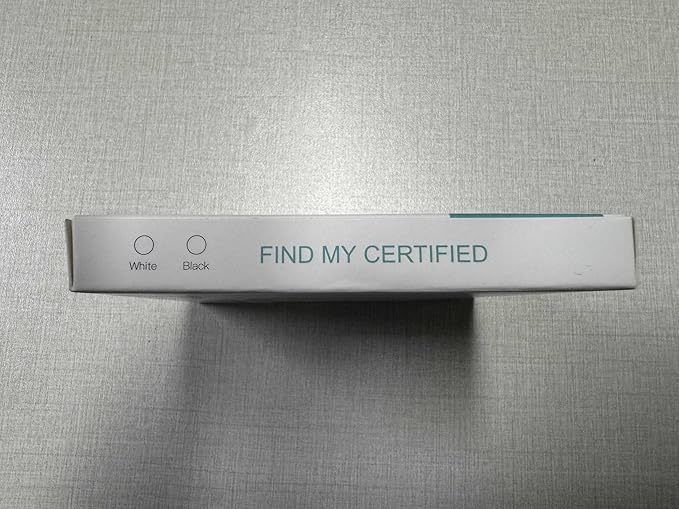 Air Tracker Tags-4 Pack, Smart Bluetooth Tracker Works with Apple Find My (iOS Only), Item Finder Locator for Keys, Luggage, Backpack, IP67 Waterproof