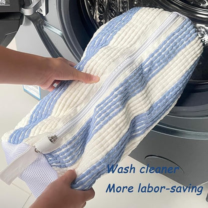 XXL Shoe Washing Machine Bag-Set of 2 Shoe Washing Bags for All Shoe Sizes, 360° Deep Clean Laundry Bag, Reusable Shoe Bag for Washing Machine, Shoe Cleaning Bag for Sneakers Tennis Shoes Sock