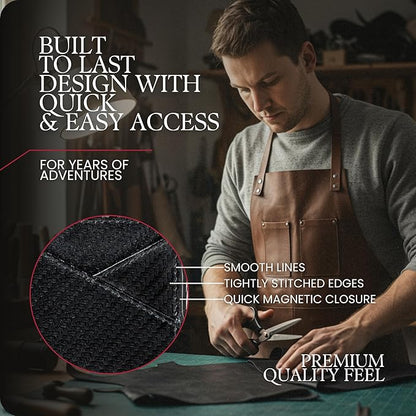 BULL GUARD Trifold RFID Blocking Front Pocket Wallet for Men, Secured Card Slots & Coin Pocket with Magnetic Closure, Durable & Modern Leather Design in Carbon Black Ridge