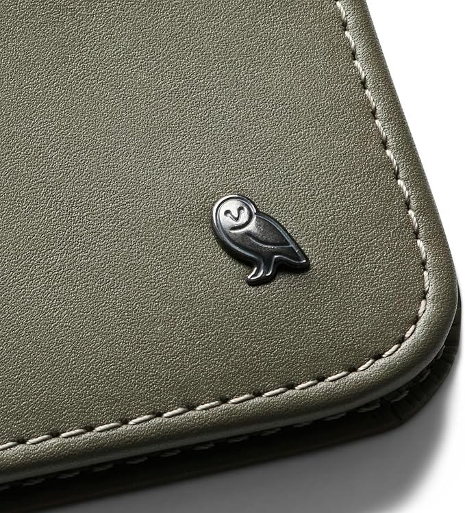 Bellroy Hide & Seek Wallet (Slim Leather Bifold Design, RFID Protected, Holds 5-12 Cards, Coin Pouch, Flat Note Section, Hidden Pocket)
