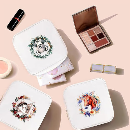 Koala Mini Makeup Bag, Koala Gift For Women Girls, Cute Portable Zipper Pouch Cosmetic Bag For Teen Girls Kids, Small Storage Bag For Sanitary Pad, Period napkin bag!