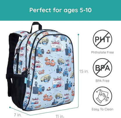 Wildkin Jo's Garage 15 Inch Backpack