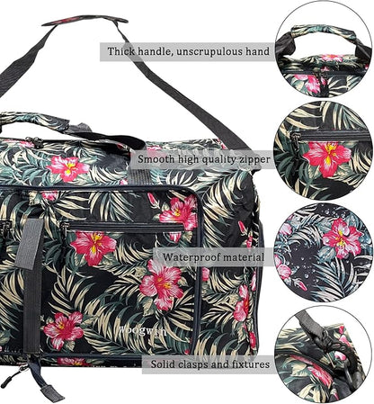 Woogwin Travel Duffel Bag Large Foldable Waterproof Overnight Bag for Beach Swim Bags Pool Sports Gym