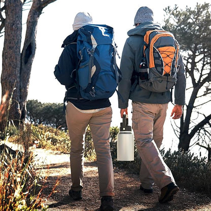 WATERSY 2/3 Gallon Water Bottle Insulated(Cold for 48 Hrs),BPA Free&Leak Proof,87oz Stainless Steel Water Jug/Flask,Big thermo,Large Water Bottle with Handle for Gym,Hiking,Camping,Stainless