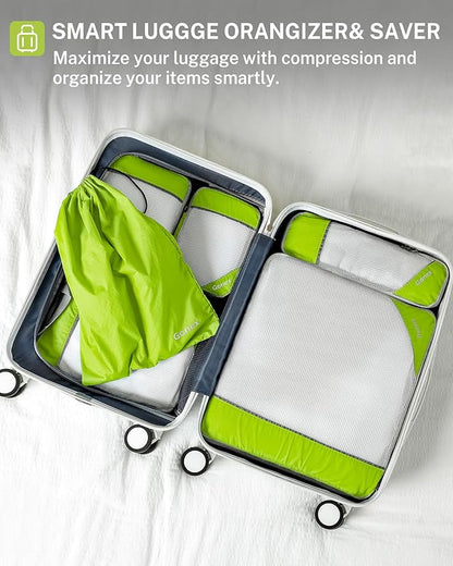 Compression Packing Cubes, Gonex Extensible Storage Mesh Bags Organizers