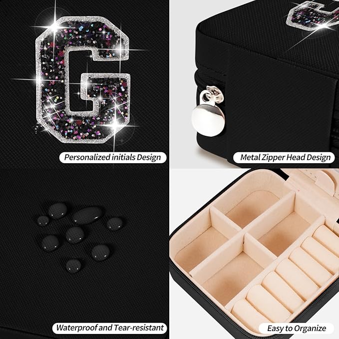 Graduation Gifts for Women Teen Her,Fashion Jewelry Case Cute Trendy Stuff Graduation Essentials Accessories | Black,G