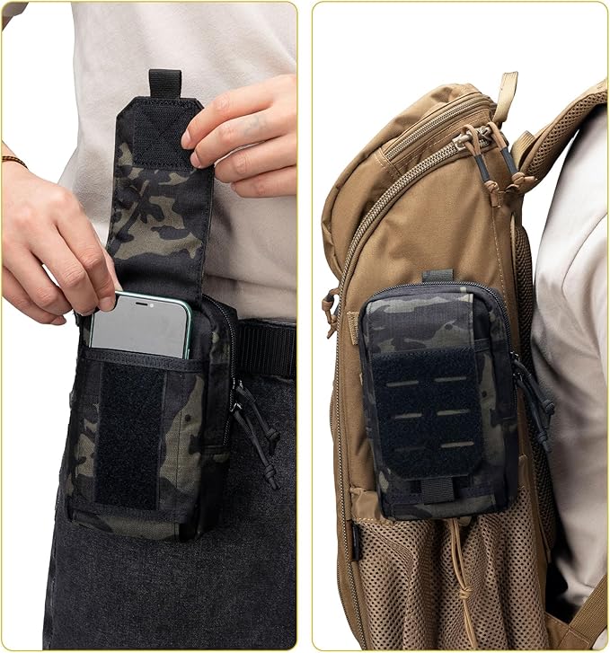 EXCELLENT ELITE SPANKER Tactical EDC Pouch Molle Utility Pouches Phone Holster Pouch Waist Bag Tool Pouch for Molle Accesssories