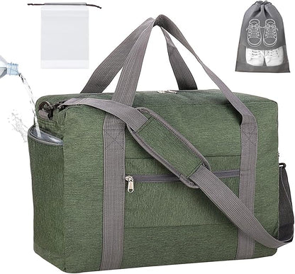 For Spirit Airlines Personal Item Bag 18x14x8 with Wet Pocket Foldable Travel Duffel Bag Underseat Carry on for Men & Women