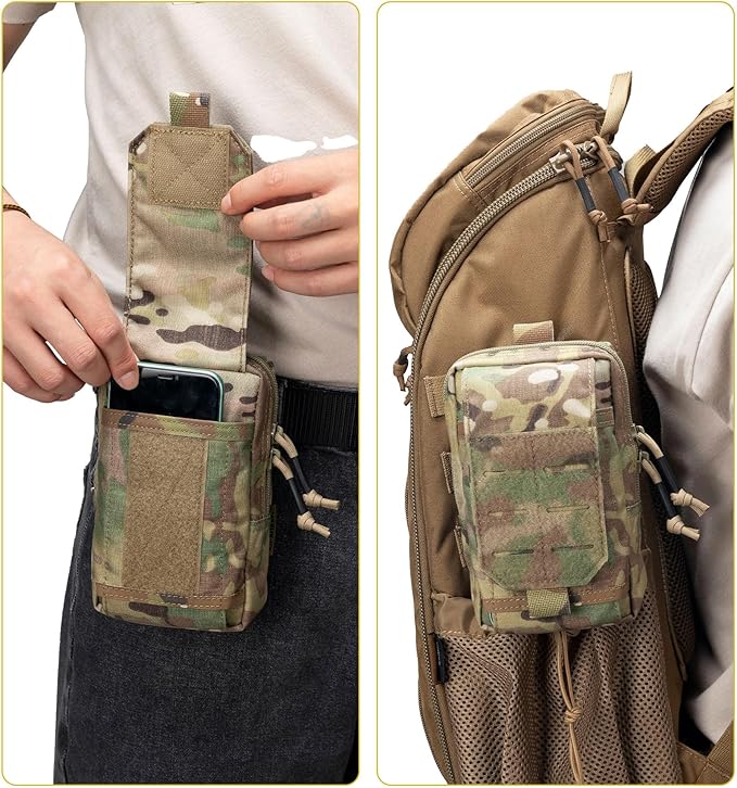 EXCELLENT ELITE SPANKER Tactical EDC Pouch Molle Utility Pouches Phone Holster Pouch Waist Bag Tool Pouch for Molle Accesssories