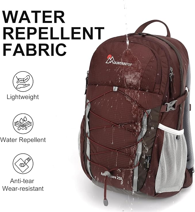 MOUNTAINTOP 25L/40L Hiking Backpack,Lightweight Travel Backpack for Men Women Outdoor Backpacking, Camping