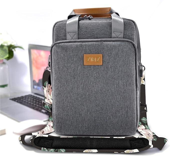 ZINZ Shoulder Strap 78" Universal Handbag Strap with Ultra-thick Fixed Padded and Dual Balanced Adjustable Buckles Shoulder Crossbody Strap for Briefcase Messenger Bag Laptop bag Luggage，Black rose