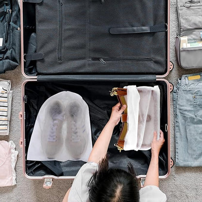 100 Pcs Dust Bags for Purses Storage Bags for Handbags Non Woven Fabric Handbags Storage, Shoe Travel Package for Packing, Home Closet Organizer Dust Cover (15.7x19.7in)