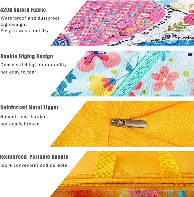 beautype 6 Set Packing Cubes Compression Bags for Travel, Floral Packing Organizers for Luggage with Shoe Bags for Packing In Suitcase, Colorful Compression Bags for Storage Trip and Family Vacation