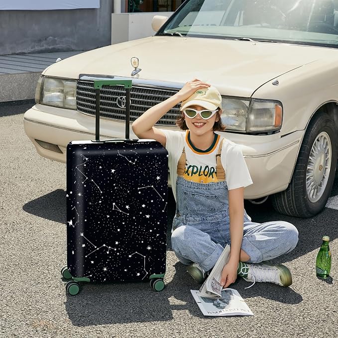 ANNA QUEEN Travel Luggage Cover Suitcase Protector Suitcase Cover Anti-Scratch,Stretchable Bag Cover Washable Durable Polyester