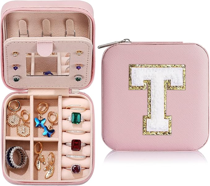 Parima Travel Gifts for Girls | Mother's & Graduation Gifts - Letter U, Pink