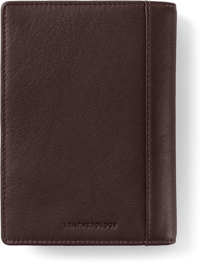 Leatherology Deluxe Passport Cover – Leather Travel Wallet with Card Slots, Pockets & Cash Storage