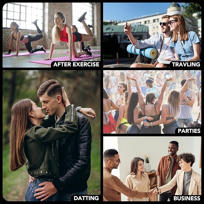 8ML Travel Perfume Refillable Atomizer, Mini Genuine Leather Cologne Sprayer, Protable Pocket Size Empty Fragrance Spray Bottle (Green)